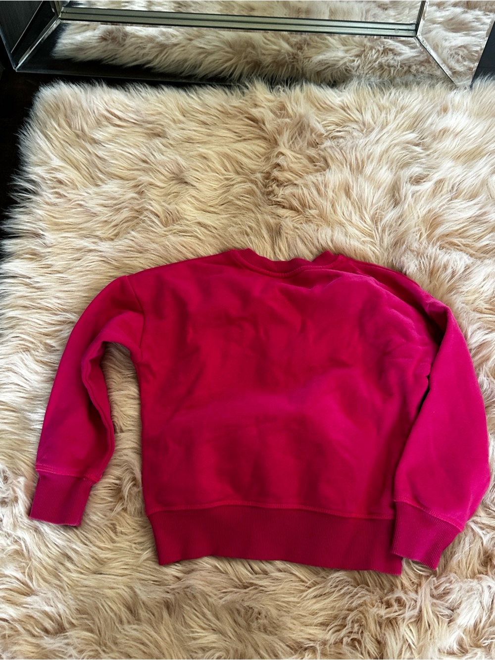 Kenzo Kids Kiki panther lion fuchsia Crew Sweatshirt Sz 8 - Picture 5 of 6